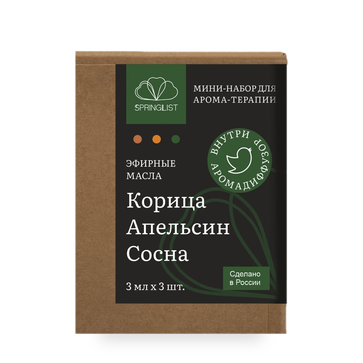 Набор эфирных масел для ароматерапии и спа Зима